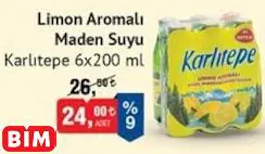KARLITEPE LİMON AROMALI MADEN SUYU